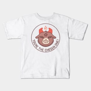 Cute Baphomet - You Are The Chosen One Kids T-Shirt